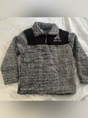 Alabama 'Roll Tide' Gray Sherpa Quarter-Zip Pullover